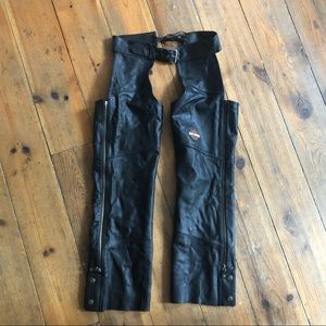 Harley-Davidson Leather Bar Shield Motorcycle Chaps